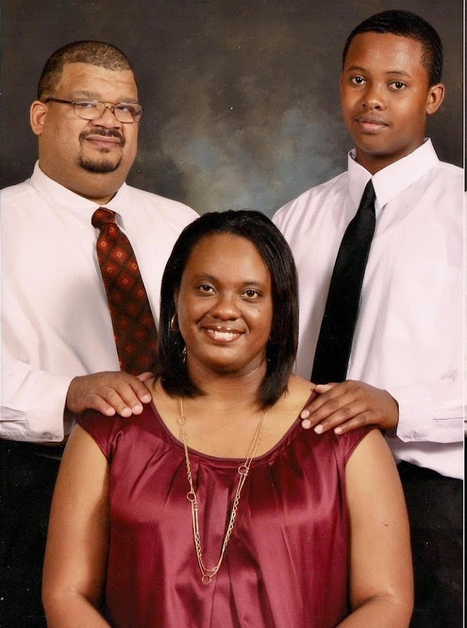 Formal Lewis family portrait from the public family archive